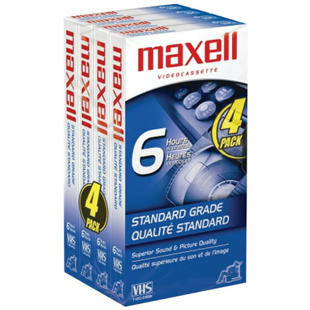 Maxell-STD-T-120-4-Pack-VHS-Tapes