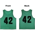 thumbnail image 2 of YOUI-GIFTS Set of 12 Numbered (13-24) Soccer Vests/Sport Pinnies/Training Bibs with Free Carry Bag, 2 of 7