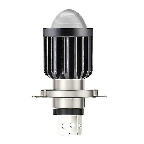 Foco Led H4, bombilla pequeña, faro modificado para motocicleta