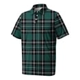 thumbnail image 5 of Trgacdwlo XL-8XL Big and Tall Mens Golf Polo Shirt Plaid Quick Dry Mens Dress Shirts Short Sleeve Lightweight Workout Polo Shirt Men, 5 of 7