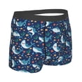 thumbnail image 4 of Haiem Sea Sharks Men's Boxer Briefs, Every Day Comfort Stretch Cotton Moisture-Wicking Underwear-XX-Large, 4 of 8