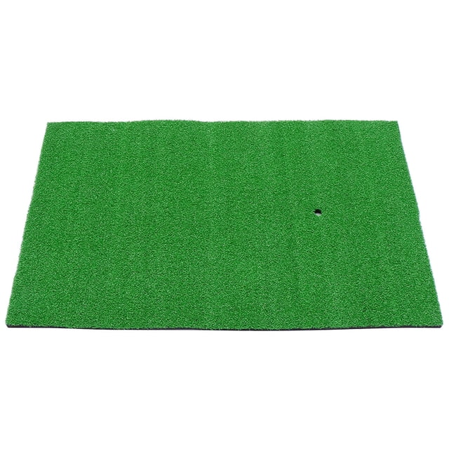 FONDOTIN Portable Golf Practice Mat with Durable Artificial Turf for Indoor and Outdoor Use in Green
