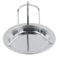 thumbnail image 3 of Stainless Steel Chicken Roaster Rack, Durable And Safe, Supports Whole Chicken, Mirror Polished Chassis, Convenient To Clean, Suitable For Roast Chicken, 3 of 8