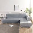 thumbnail image 3 of OUSITAID Housse de Canapé en Forme de L Housse de Canapé Combinaison Housse de Fauteuil Inclinable Housse de Canapé Réversible Housse de Canapé Horizontale Double Face Mobilier pour Animaux Enfant Chat et Chien Protecteur, 3 of 5