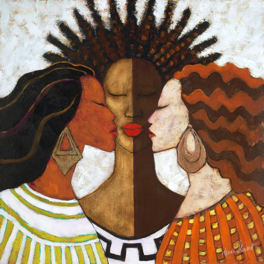Every Woman African American Culture Print Wall Art By Monica Stewart