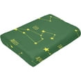 thumbnail image 6 of Constellation Throw Blanket Flannel Constellations Blanket Warm & Soft 12 Horoscope Astrology Throw Blankets Constellation Theme Home Décor 60"X50", 6 of 6
