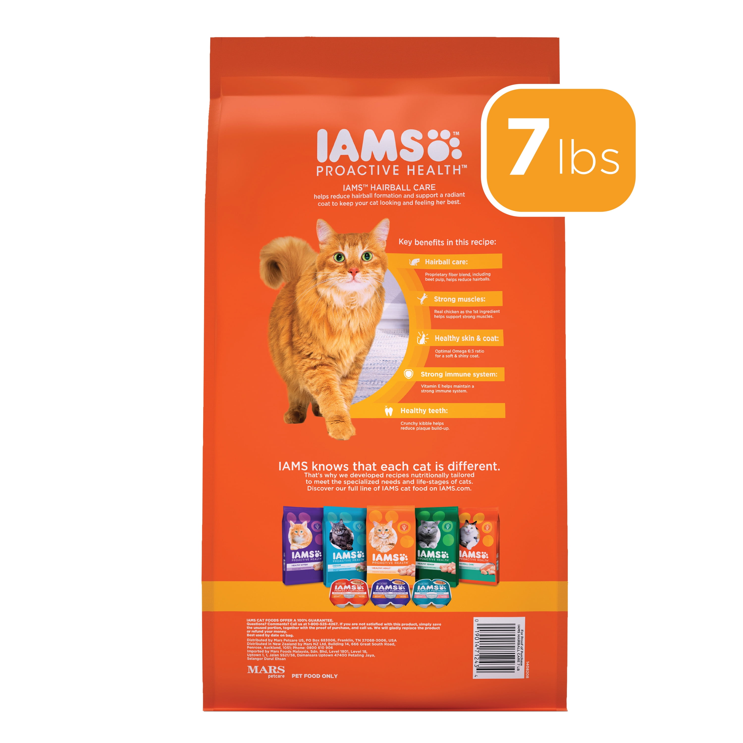 iams proactive health hairball care