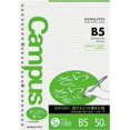 thumbnail image 2 of Kokuyo Campus Loose Leaf Filler Paper - 5mm Grid Ruled Smooth Paper, B5 26 Holes, 50 Sheets-100 Pages, 2 of 4
