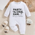 thumbnail image 2 of Gibobby Infant Baby Boy Golf Outfit Crew Neck Embroidery Golf Cart Romper Jumpsuit Patchwork Long Sleeve One Piece Playsuit(Grey,9-12 Months), 2 of 6