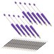 thumbnail image 1 of 10x bolígrafo con cuentas surtidas, bolígrafo, arte de papelería, dibujo, bolígrafos con cuentas, bolígrafo Rollerball para exámenes, tomar notas, violeta fluorescente, 1 of 8