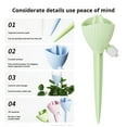 thumbnail image 4 of Waroomhouse Flower Watering Indoor Watering Device Adjustable Flower Self Watering Device Plant Stake for Indoor Outdoor Plants Automatic Water Seepage, 4 of 8