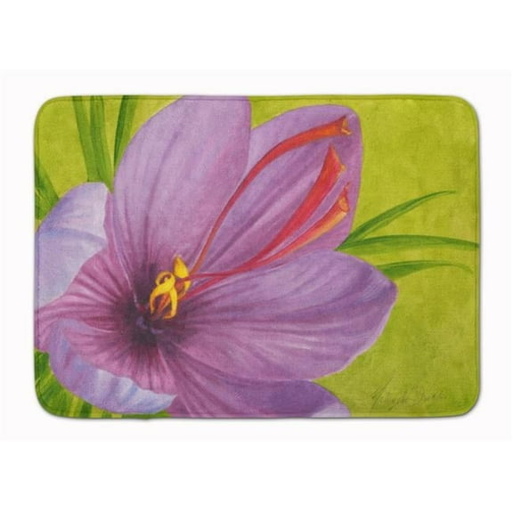 Floral by Malenda Trick Machine Washable Memory Foam Mat