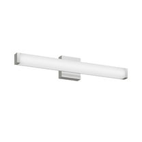 TICOZE 25 Inch Brushed Nickel Modern LED Vanity Light Bar, 14W 6000K Cool White, Energy-Saving Bathroom Mirror Light Fixture