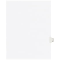 Avery Individual Legal Dividers Avery Style, Letter Size, Side Tab #18 (1018)