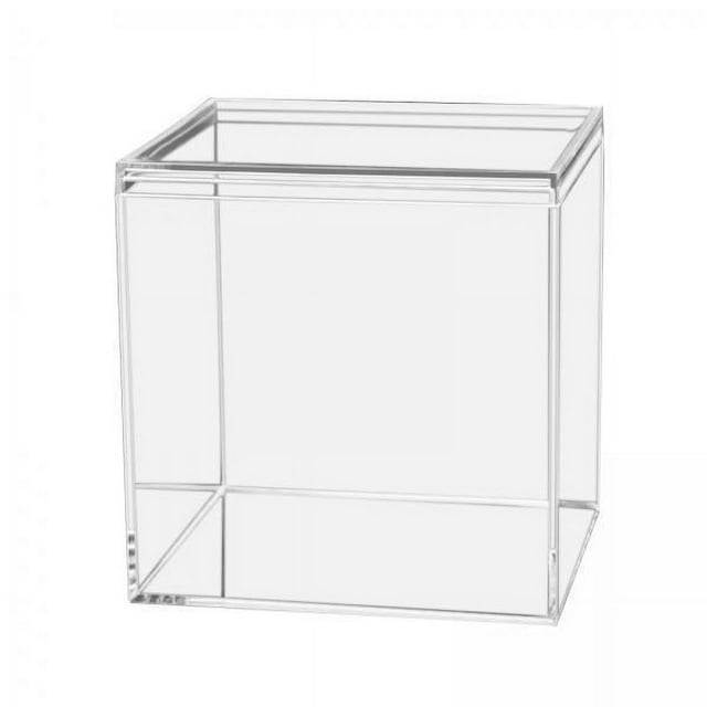 Juego de contenedores de acrílico transparente para organizar joyas y accesorios 5 piezas