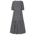thumbnail image 3 of PALACLOTH Women Elbow Length High Rise Polka Dot Summer Dress, 3 of 4