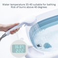 thumbnail image 4 of Almohadilla de cojín para baño de bebé ANGGREK termómetro impermeable plegable alarma de temperatura, 4 of 8
