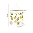 thumbnail image 4 of Nursery Cuna Móvil Recién Nacido Sonajeros Cama Colgante Móvil Campana Juguete Juguete Sensorial para Niños Niñas Recién Nacidos Decoración de Amarillo, 4 of 4