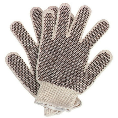 - Cotton Work Gloves with Two-Sided PVC Dots 6 Pr.