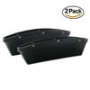 AGPtek 2 Pack Console Filler Seat Catcher Slit Pocket Car Organizer PU Leather Gap Box Storage