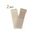 thumbnail image 2 of INSPIRE CHIC Women's Elastic Bra Hook Extensions 3 Rows 2 Pcs Apricot 3and Skin Color, 2 of 6