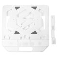 thumbnail image 3 of Ergonomic Adjustable Laptop Stand for Home White Plastic with Phone Holder and Heat Dissipation Design 12.5 x 8.3 inches, 3 of 4