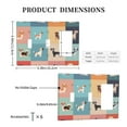 thumbnail image 3 of Doggies Switch Cover Decorative Wall Plate 3-Gang 2-Toggle 1-Decor Standard Size, 3 of 5