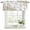 Green Pink White, variant on Pink Purple Flower Curtain Valances for Windows, Kitchen Valance Window Treatments Panel 2 Pack, Spring Vintage Country Floral Leaf Plant Rod Pocket Short Curtains for Bathroom Bedroom 42 x 12 Inch