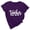 *514-Purple, variant on Nuoqisi Women Choose Funny Cute Graphic Tee Blessed Inspirational Short Sleeve Summer Casual Tops Teacher Shirts for Women Weird Teachers Build Character Teacher Appreciation Gift Tee