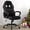 Black, variant on Dkelincs Teen Fibreboard Gaming Chair with 360 Degree Rolling Wheels and Lumbar Support, Black