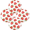 thumbnail image 2 of GZHJMY Strawberry Round Placemats Set of 1 Table Mats for Kitchen Washable Non-Slip Place Mats Heat Resistant Place Mats for Kitchen Dining Table Decoration, 2 of 7