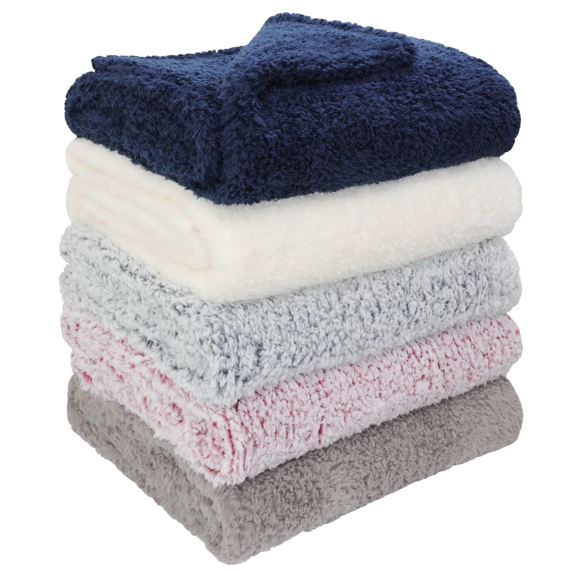 Mainstays Sherpa Queen Bed Blanket In Ivory Walmartcom Walmartcom