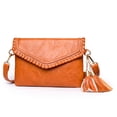 thumbnail image 2 of WILLBEST Bags for Women Soft Vegan Leather Oversized Tassel Shoulder Crossbody Clutch Bag Handbag Fashion Postman Bag, 2 of 5