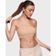 thumbnail image 2 of Sostén Bandeau INLYRIC Sin Costuras Elástico Sin Relleno Beige M, 2 of 5