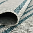 thumbnail image 6 of Rugs.com Jill Zarin Outdoor Collection Rug – 2' x 8' Runner Light Gray Flatweave Rug Perfect For Hallways, Entryways, 6 of 9