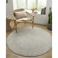 thumbnail image 6 of Hauteloom Buddug Living Room, Bedroom Area Rug - Traditional - Cream, Light Sage, Slate Blue - 2' x 2'11", 6 of 6