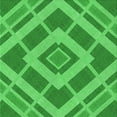 thumbnail image 1 of Ahgly Tapis d'Intérieur Lavable en Machine Carré Transitionnel Vert Néon, 4 Pieds Carré, 1 of 7