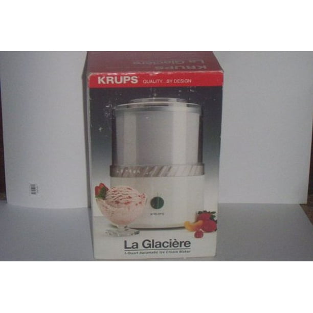 Krups La Glaciere 1Quart Automatic Ice Cream Maker