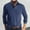 Blue 2, variant on Mens Long Sleeve Polo Shirts Casual Button Collared Golf Shirt with Pocket Classic Fit Sports Workout Pullover Tops