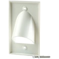 thumbnail image 2 of Single Gang Bulk Cable Wall Plate White SLOT INSIDE WALL, 2 of 2