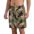 thumbnail image 2 of Lukts Camouflage Rabbit Print Mens Swim Trunks Quick Dry Swim Shorts with Funny Beach Shorts-Medium, 2 of 6