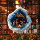 thumbnail image 5 of Uuiauoio Christmas Ornaments ,Acrylic Christmas Ornament Round Hanging Pendant for Tree Home Holiday Decor Festive Decoration Design Holiday Decor for Family, 5 of 6
