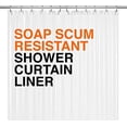 thumbnail image 1 of LiBa Forro para Cortina de Ducha de Baño PEVA 10G, 72x84, Esmerilado, Gran Espesor, Impermeable, Resistente al Moho y Hongos, Tela Pesada No Tóxica, 1 of 7