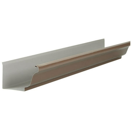 Amerimax 3.5 in. H x 5 in. W x 10 in. L Brown Aluminum K Gutter - Case Of: 10
