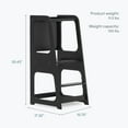 thumbnail image 4 of Dream On Me Explora Tower & Step Stool, Anti-slip Base, Multipurpose Kids Step Stool, Black, 4 of 10