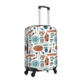 thumbnail image 3 of Daiia Cute Tableware Luggage Cover, Thickened Washable Travel Luggage Covers, Elastic Unique Baggage Covers for 18-20 inch Luggage-Medium, 3 of 9