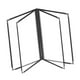 thumbnail image 1 of Portamenús Porta Menús Tamaño Carta Paneles Dobles Transparentes Porta Libros Menú Menú 4 Página 8 Ver Zulema Portada del menú del restaurante, 1 of 8