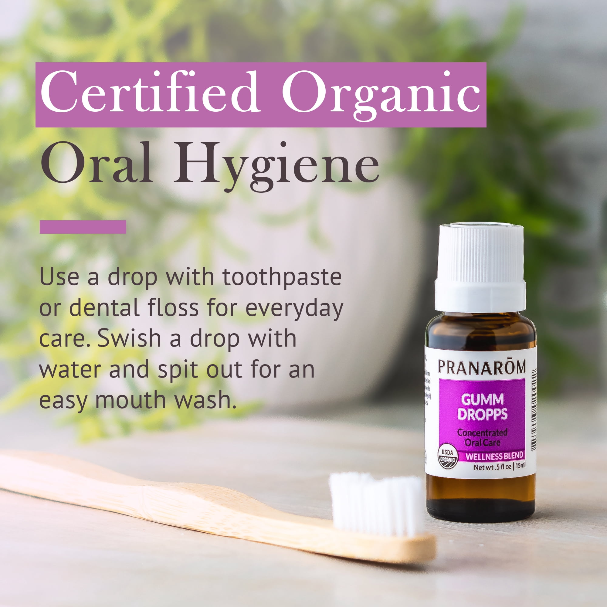 Pranarom Gumm Dropps Lavender Essential Oil for Teeth & Gum Health 15ml