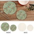 thumbnail image 4 of FREEAMG Rose Round Trivets Pot Holders 2 Pcs, Heat Resistant Cotton Thread Weave Trivets for Hot Dishes, Cooking, Baking, Farmhouse, Kitchen Decor, 4 of 7