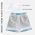 thumbnail image 3 of FORMRS Boys Swim Trunks Quick Dry Mesh Lining Beach Boardshorts, Sizes XS-XL, Cartoon Cloud Pattern, 3 of 7